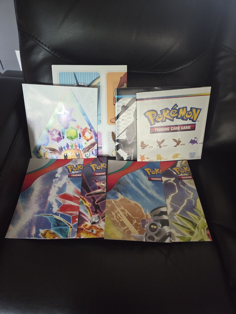 Pokémon Trading Card Promotional Posters Lot with Obsidian Flames ,Prismatic etc